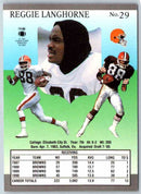 1991 Fleer Ultra Reggie Langhorne