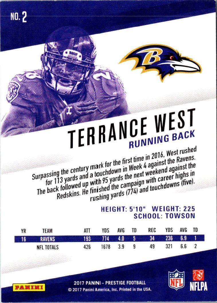 2017 Panini Prestige Terrance West