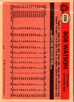 1981 O-Pee-Chee Bob Watson #208