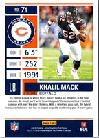 2019 Panini Contenders Khalil Mack #71