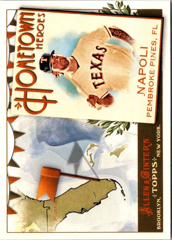 2011 Topps Allen & Ginter Hometown Heroes Mike Napoli #HH92
