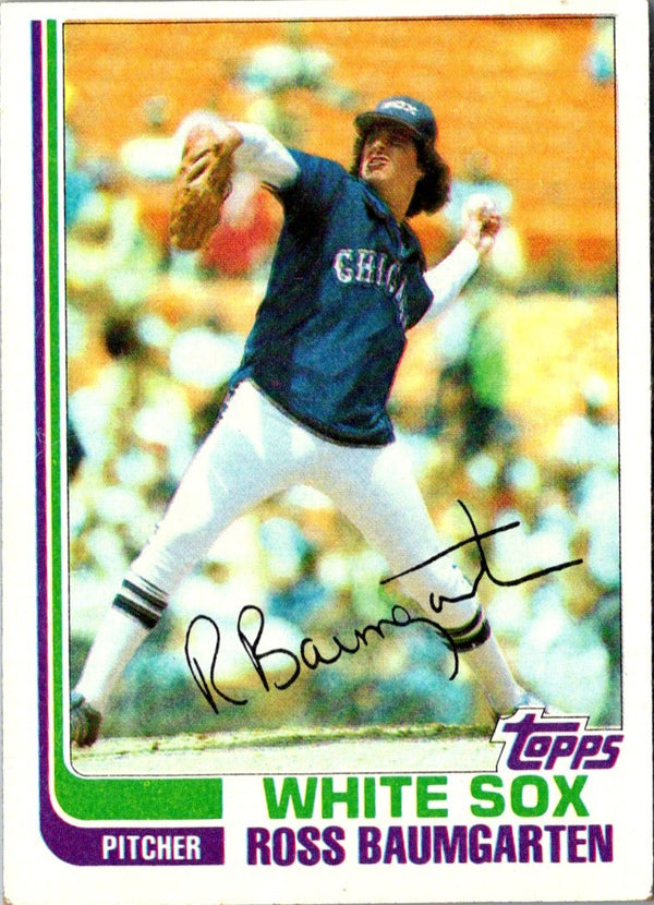 1982 Topps Ross Baumgarten #322