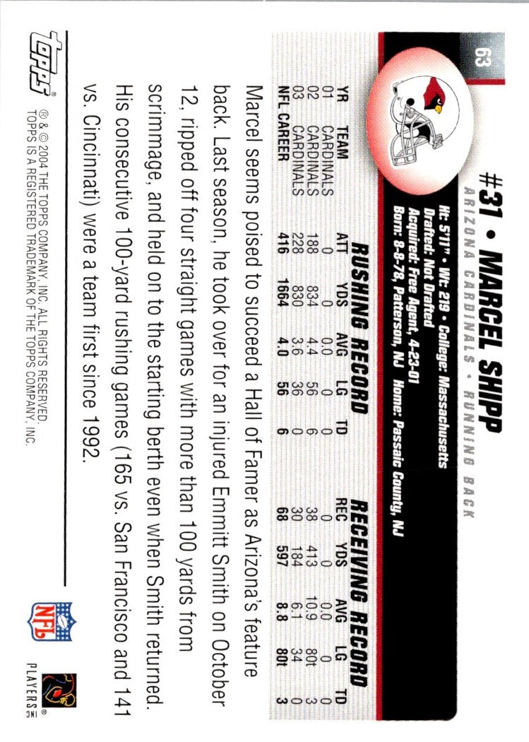2004 Topps Marcel Shipp