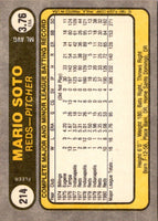 1981 Fleer Mario Soto #214