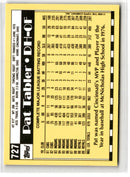 1990 Topps Tiffany Pat Tabler