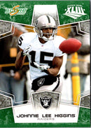 2008 Score Super Bowl XLIII Johnnie Lee Higgins