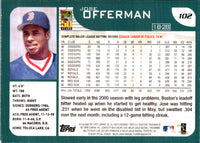 2001 Topps Jose Offerman #102