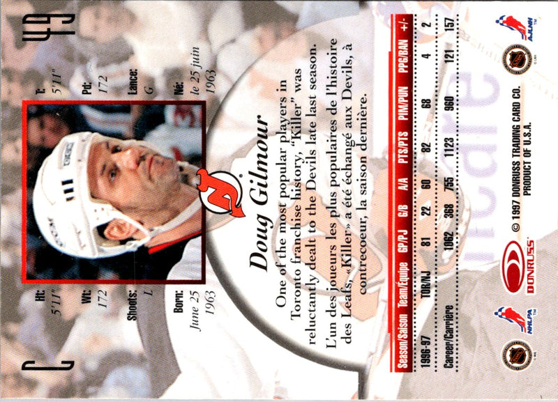 1997 Donruss Canadian Ice Doug Gilmour