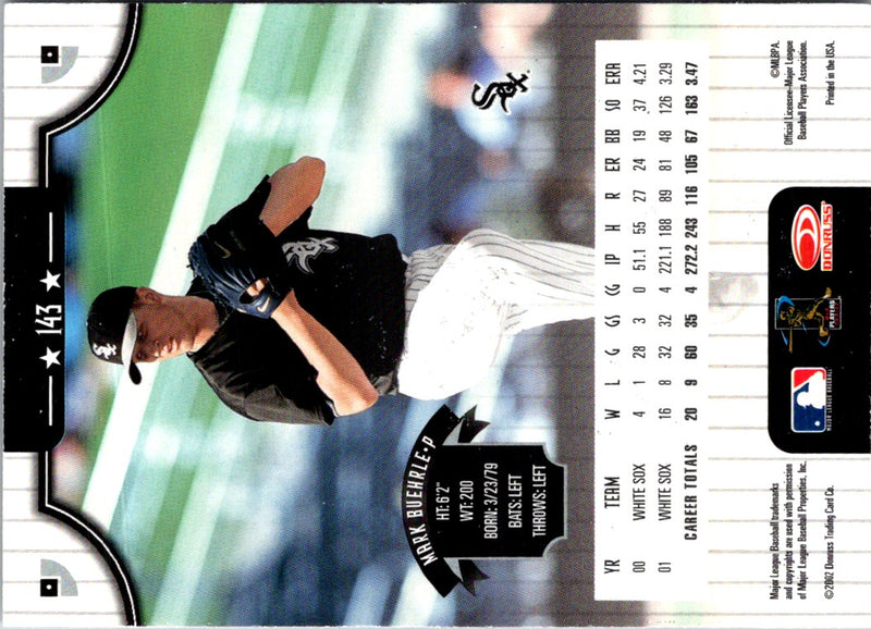 2002 Donruss Mark Buehrle