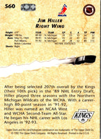 1992 Upper Deck Jim Hiller #560 Rookie