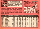 1969 Topps Marty Martinez