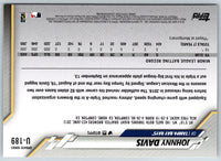 2020 Topps Update Johnny Davis #U-189 Rookie