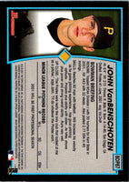 2001 Bowman Draft Picks & Prospects John VanBenschoten #BDP87 Rookie