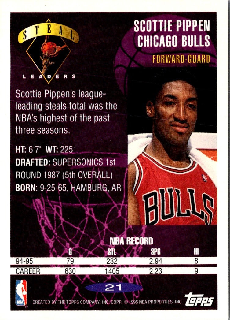 1995 Topps Scottie Pippen