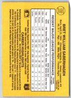 1987 Donruss Bret Saberhagen #261