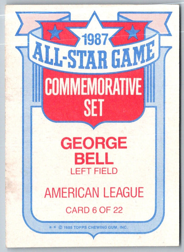 1988 Topps George Bell #lf