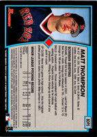 2001 Bowman Draft Picks & Prospects Matt Thompson #BDP5 Rookie