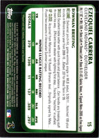 2011 Bowman Draft Picks & Prospects Ezequiel Carrera #15 Rookie