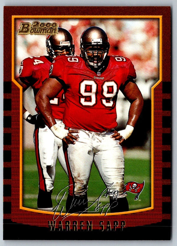 2000 Bowman Warren Sapp #25