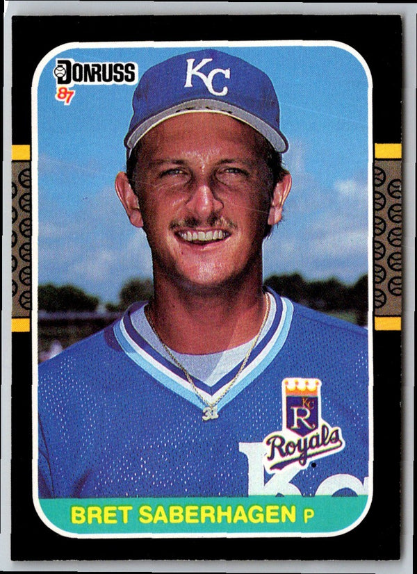 1987 Donruss Bret Saberhagen #261