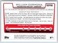 2012 Bowman William Carmona #BDPP80