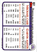 1993 Topps Garvin Alston/Michael Case