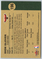 2001 Fleer Platinum Dion Glover #196