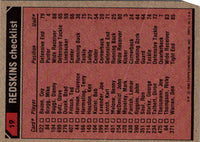 1980 Topps John Riggins/Danny Buggs/Joe Lavender/Coy Bacon #19 NM-MT