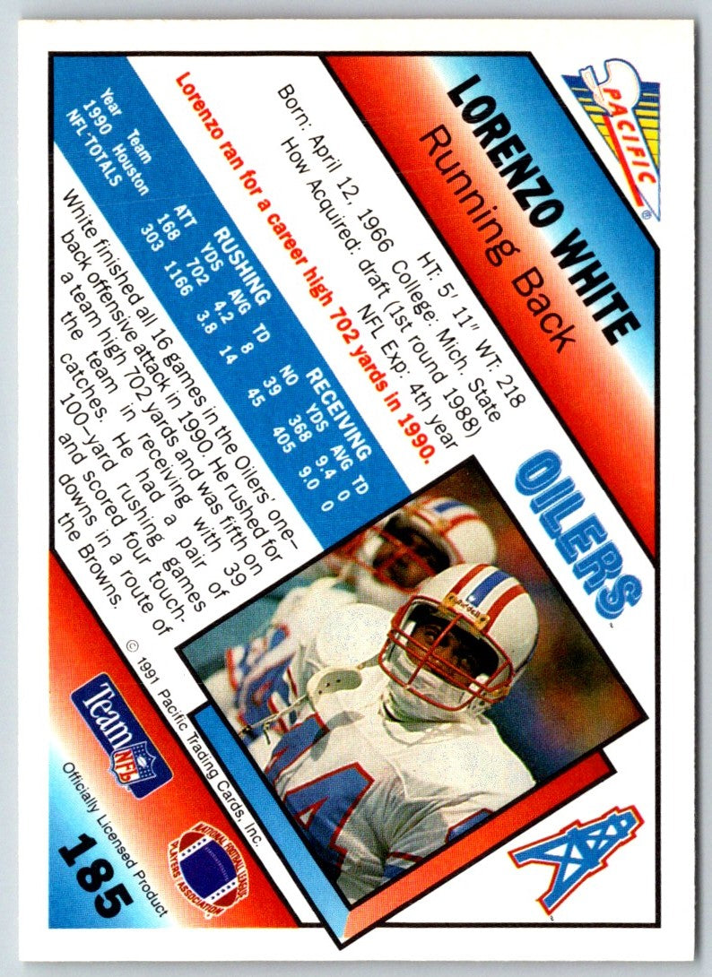 1991 Pacific Lorenzo White