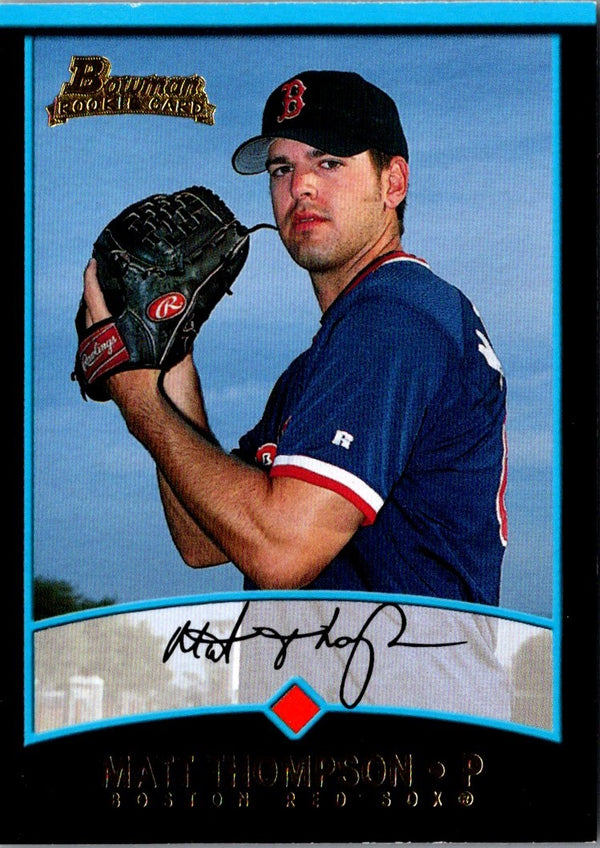 2001 Bowman Draft Picks & Prospects Matt Thompson #BDP5 Rookie