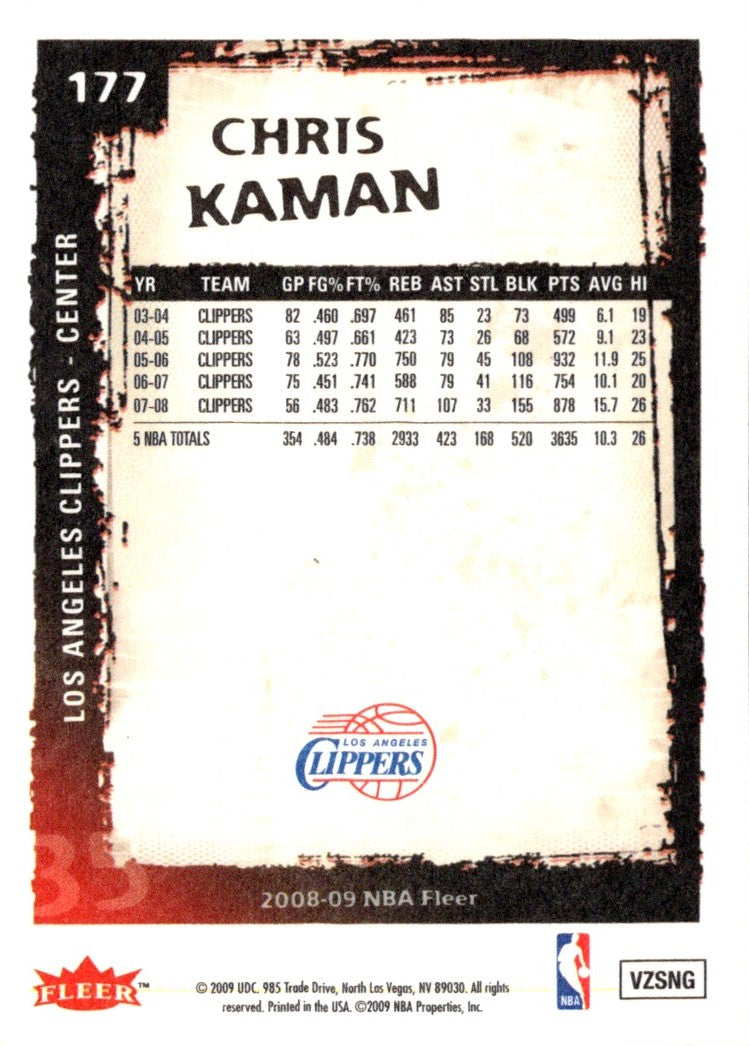 2008 Fleer Chris Kaman