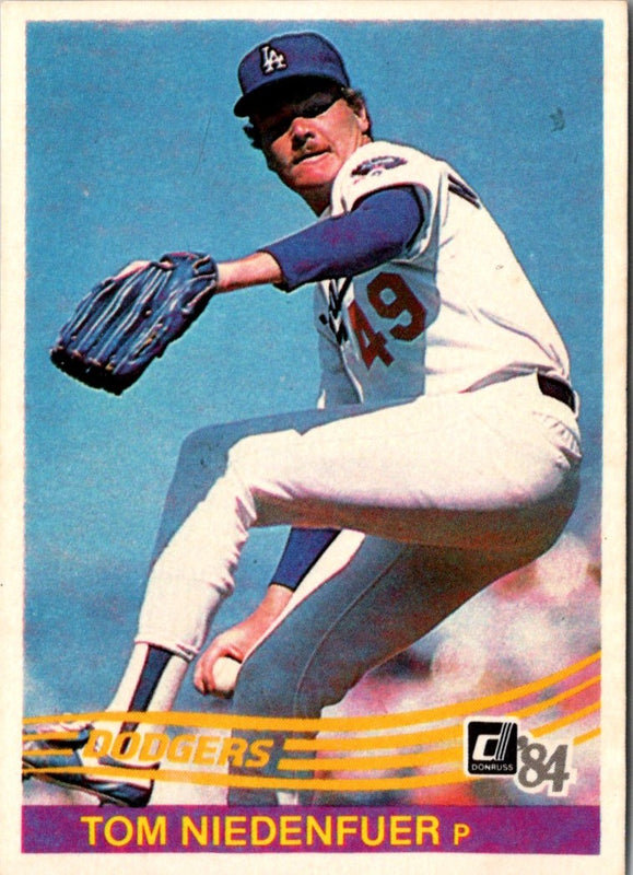 1984 Donruss Tom Niedenfuer #128