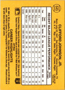 1987 Donruss Cliff Johnson