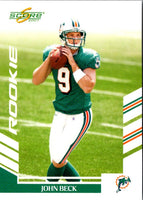 2007 Score John Beck #354 Rookie