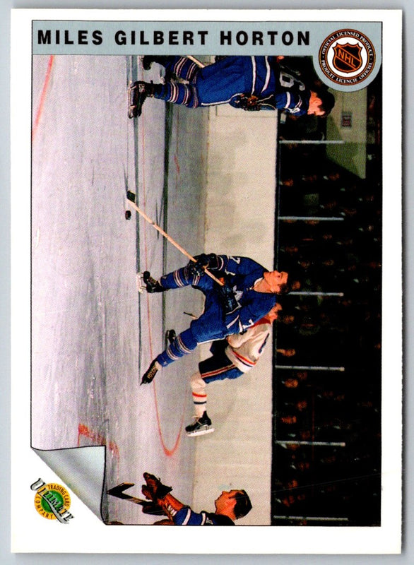 1991 Ultimate Original 6 French Tim Horton #37