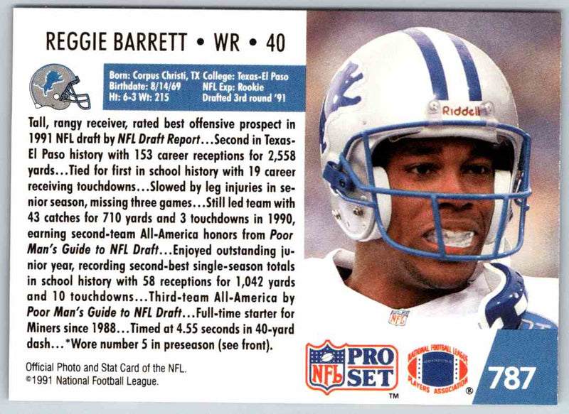 1992 Proset Reggie Barrett