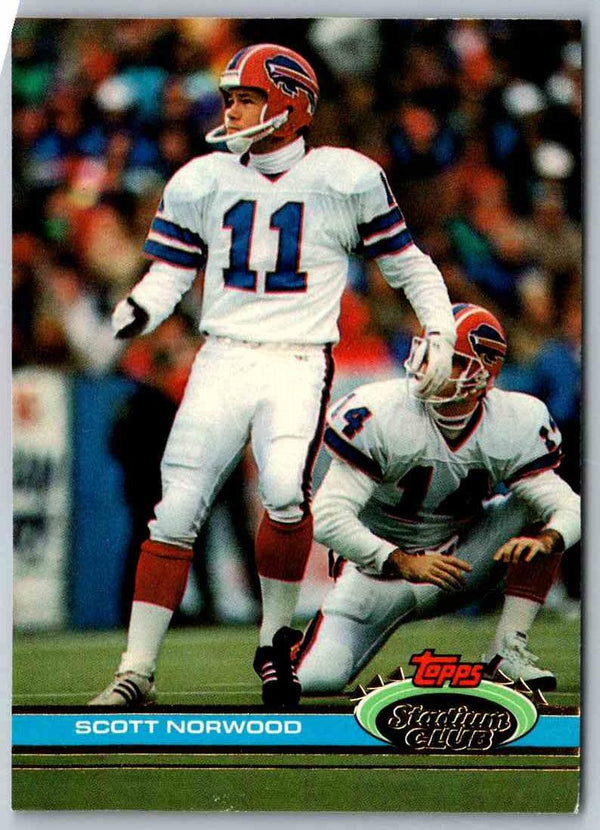 1994 Topps Stadium Club Football Scott Norwood #40