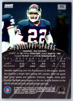 1998 Topps Finest Football Phillippi Sparks #235