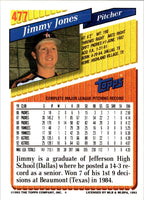 1993 Topps Inaugural Marlins Jimmy Jones #477