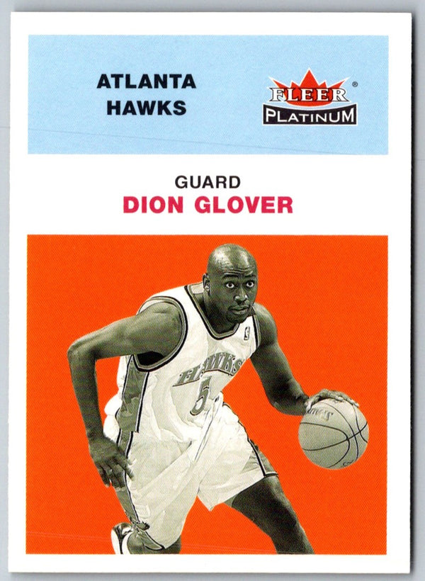 2001 Fleer Platinum Dion Glover #196