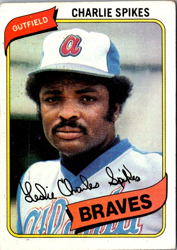 1980 Topps Charlie Spikes #294