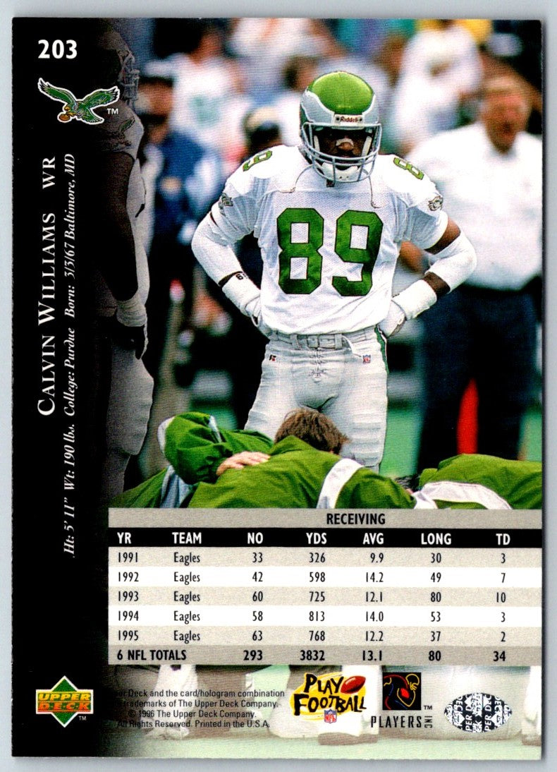 1996 Upper Deck Silver Calvin Williams