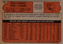 1972 Topps Ken Suarez