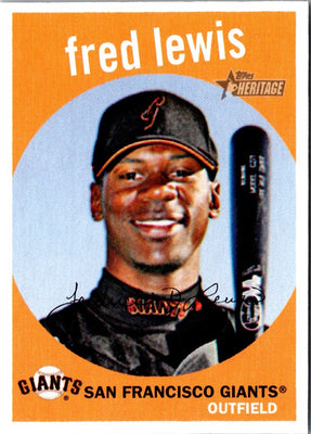 2008 Topps Heritage Fred Lewis #364