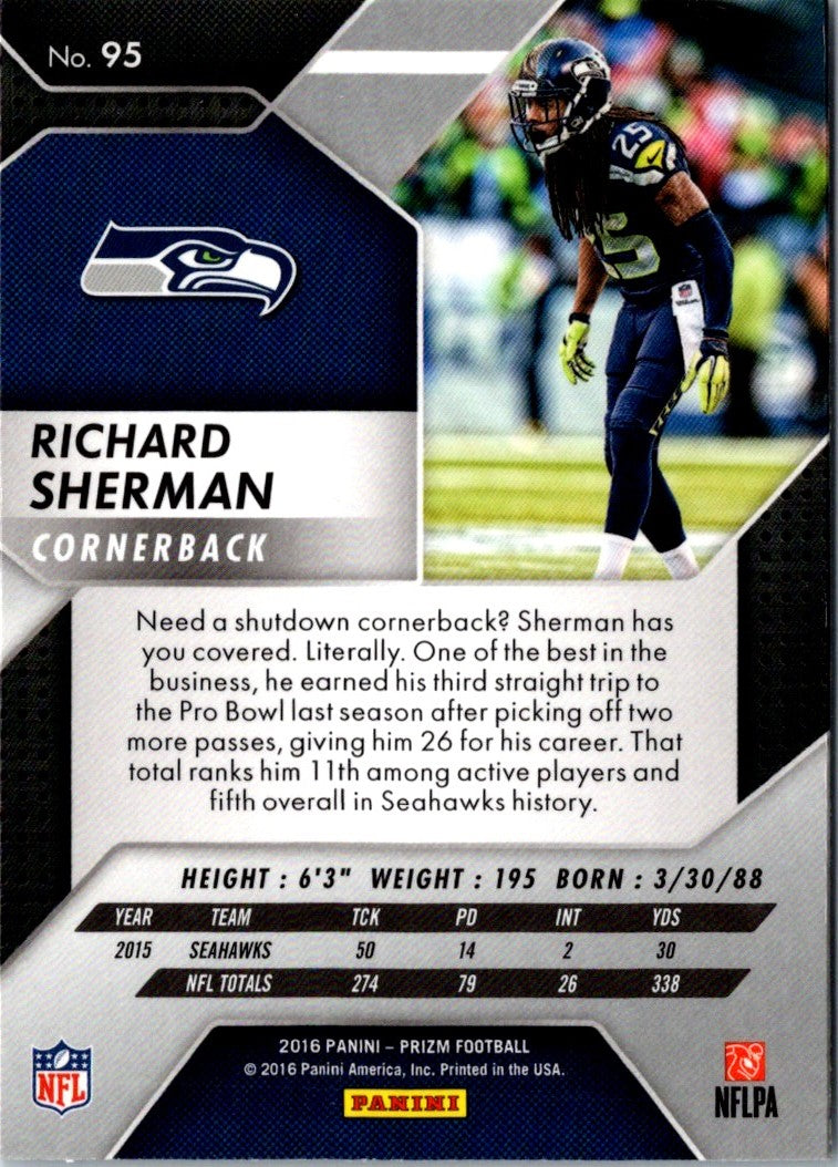 2016 Panini Prizm Richard Sherman