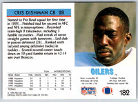 1992 Proset Cris Dishman #182