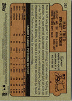 2021 Topps Heritage Max Fried #262