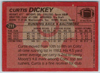 1983 Topps Curtis Dickey #211