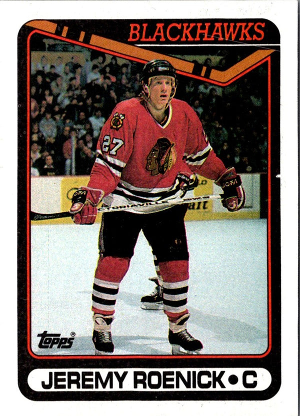 1990 Topps Jeremy Roenick #7 Rookie