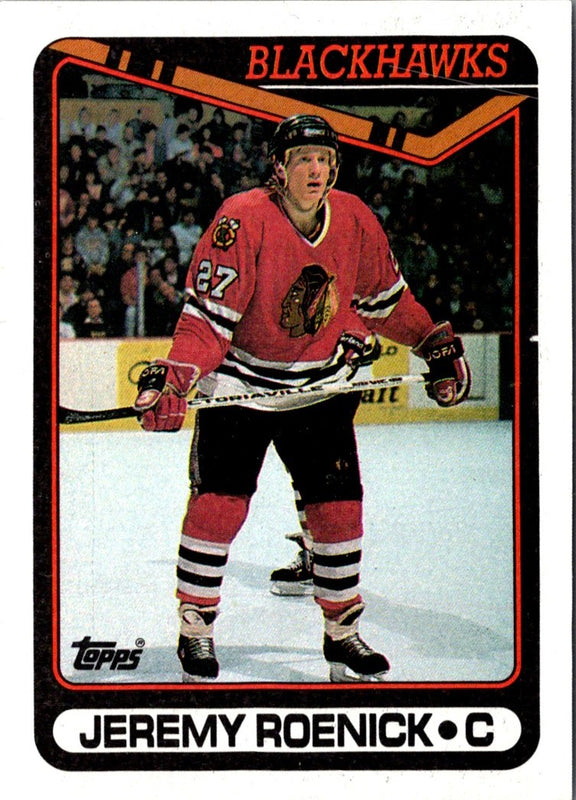1990 Topps Jeremy Roenick #7 Rookie